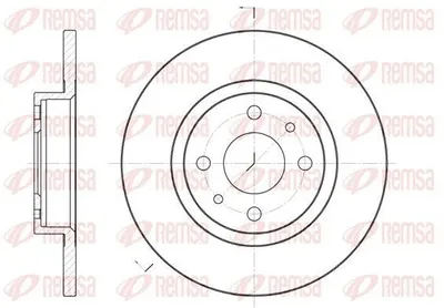 Produktbild von 2x REMSA Bremsscheibe 6191.00 vorne für FIAT 500 (312) PUNTO (188) 500 C (312)