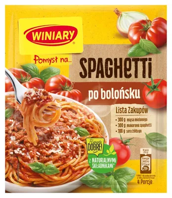 Obrázok produktu pre Winiary Idea pre špagety Bolognese 44 g