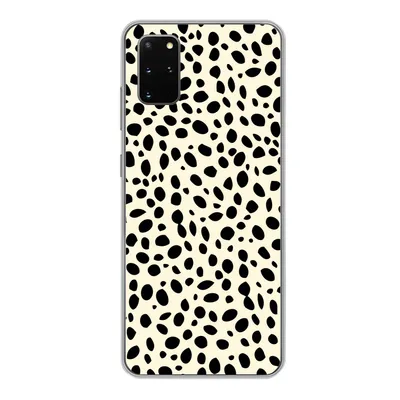Produktbild von MuchoWow® Handyhülle Schutzhülle Hülle für Samsung Galaxy S20 Plus Tiermuster - Punkte - Panther Silikon Softcase Handy Hülle - Hartschale