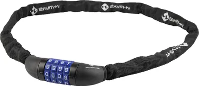 Produktbild von M-Wave Kettenschloss M-Wave mit Zahlenschloss ø3,5*900mm - schwarz