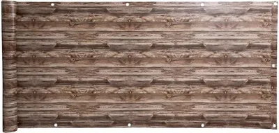 Produktbild von Balkon Sichtschutz Balkonverkleidung 75 x 600 cm blickdicht  Holzoptik2 PVC