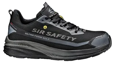 Immagine prodotto di Scarpa antinfortunistica da uomo Sir Safety UNIQUE S1PS ESD con puntale in fibra di vetro senza parti metalliche, nera, taglia 44, BLACK
