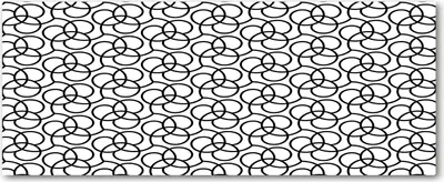 Produktbild von Tulup® Glas-Bild Wandbild aus Glas - 125x50 - Wandkunst - Wandbild hinter gehärtetem Sicherheitsglas - Dekorative Wand für Küche & Wohnzimmer  - Sonstige - Geometrische Figuren - Schwarzweiß