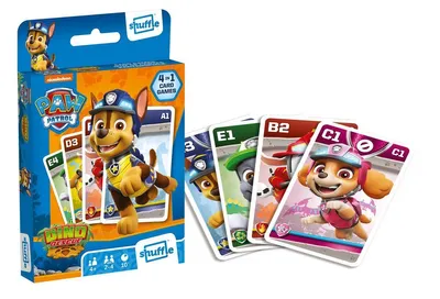 Produktbild von Cartamundi: Paw Patrol 4-in-1 Kartenspiel