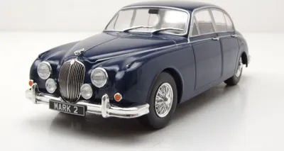 Produktbild von Whitebox 124201 Jaguar MK II 1960 dunkelblau 1:24