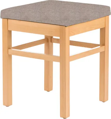 Produktbild von Sitzhocker für Seniorenstuhl Alexander - Schwerlasthocker Stoff Kariba Beige