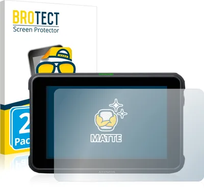 Produktbild von 2x BROTECT Schutzfolie für Atomos Shinobi 7 Displayschutz Displayschutzfolie Folie Matt Entspiegelungsfolie