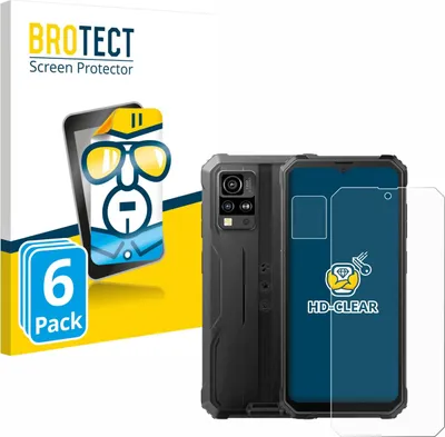 Produktbild von 6x Für Blackview BV4800 SE (Display+Kamera) Schutzfolie BROTECT Displayschutz Display Schutz Folie Klar Transparent