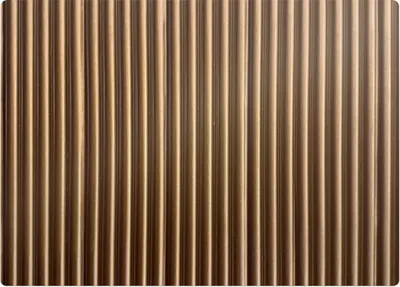 Produktbild von Metallstreifen – Bodenschutzmatte – Rutschfest – Schutzmatte für Büro – Vinylmatte – Stuhlunterlage – 140 x 100 cm
