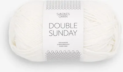 Produktbild von Double Sunday col. 1001 white ca. 108 m 50 g