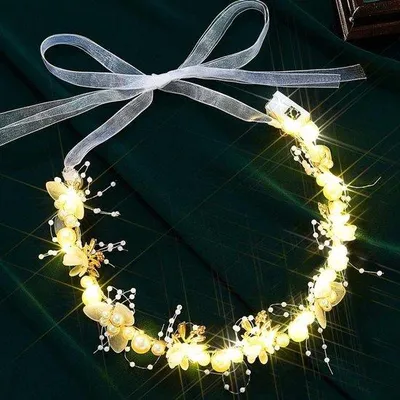 Produktbild von Goldener Hochzeit-LED-Haarreif