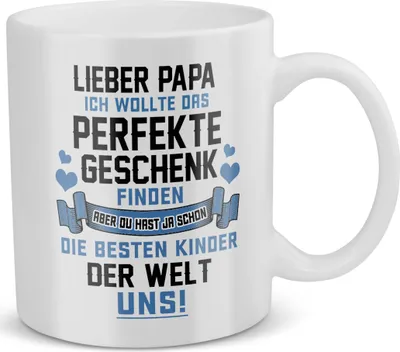 Produktbild von 22Feels Papa Geschenk Vatertag Vater Tasse Geburtstag Kaffeetasse Männer Weihnachten Herrentag Geschenkidee