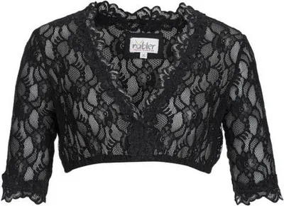 Produktbild von Dirndlbluse 3/4 Arm Laura in Schwarz von Nübler Größe 44