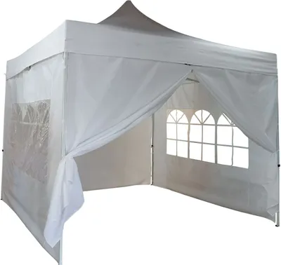 Produktbild von TrendLine Seitenteile für Faltpavillon 292 x 210 cm weiß 4 Stück