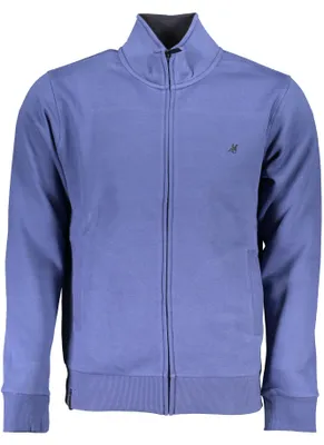 Produktbild von Herren Sweatshirt mit Reißverschluss - Blau, gefüttert, 2 Taschen