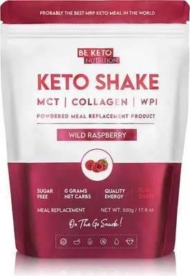 Obrázok produktu pre BeKeto Diet Keto Shake - Wild Himbeere 500g