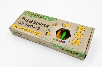 Produktbild von Klassische Bienenwachsmalkreiden 12 Farben