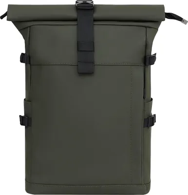 Produktbild von Cityrucksack RollTop Rucksack Freizeitrucksack Herren Damen Wasserabweisend (9058) OLIVE
