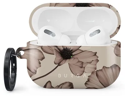 Produktbild von Schutzhülle für AirPods Pro 2, Burga Barely Yours, Beige mit Blumenmuster