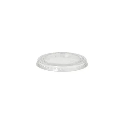 Produktbild von Deckel für Portionsbecher, PLA "pure" rund Ø 6 cm transparent