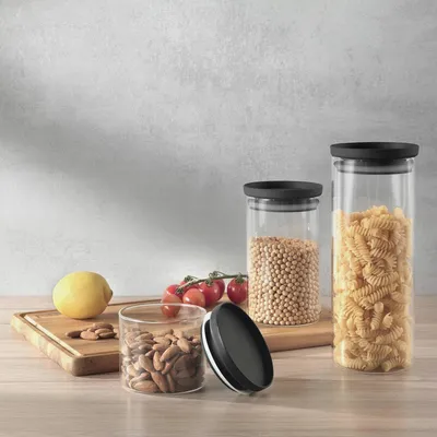 Produktbild von Aroma Line Vorratsglas 3er Set – 450/1000/1500ml, robust, stapelbar