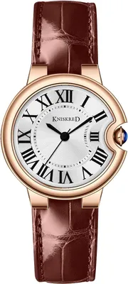 Produktbild von KNISKRED Vintage Damen Armbanduhr mit römischen Ziffern, Edelstahlarmband, Quarzwerk, wasserdicht, Casual & Business Uhr mit Japanischem Uhrwerk Damen