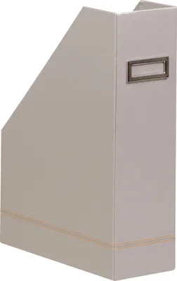 Produktbild von Rhodia Rhodiarama Stehsammler aus Kunstleder, 10x25x31cm - Silber 318831C