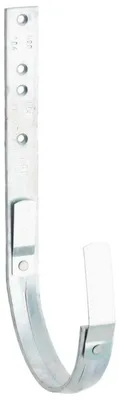 Produktbild von ZAMBELLI Dachrinnenhalter verzinkt RG 280 Silber Rinneneisen, Rinnenhalter für Dachrinne halbrund, einfach montiert ohne löten