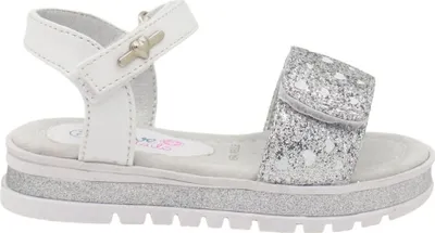 Produktbild von Silberne Sandale mit Glitzerdetails, Größe 25