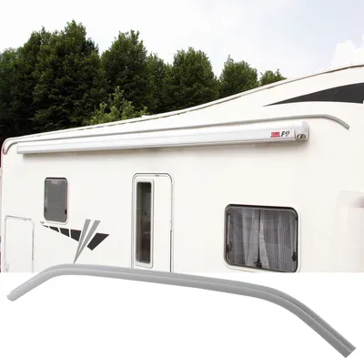 Produktbild von Regenrinne Drip Stop Fiamma, Polyvinyl, 300 cm, grau