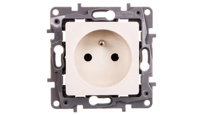 Obrázek produktu pro NILOE Jednozásuvka w/u 16 A 250 V krémová 764640