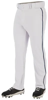 Productafbeelding van Champro heren baseballbroek "Triple Crown 2.0" met open broekspijpen en gevlochten beenband, wit