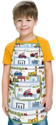 Produktbild von Kinderschürze - 47 x 60 cm, für Kinder von 5 - 8 Jahren - Grün