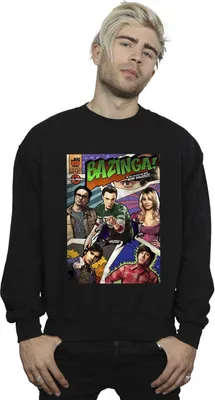 Produktbild von The Big Bang Theory - "Bazinga" Sweatshirt für Herren BI11038 (M) (Schwarz)