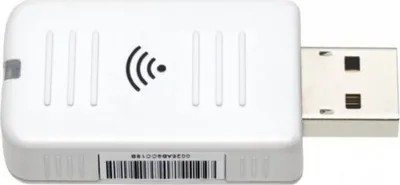 Produktbild von Epson Wireless LAN-Adapter b/g/n – ELPAP07, Kabellos, USB, WLAN, IEEE 802.11b, IEEE 802.11g, IEEE 802.11n, 11, 54 Mbit/Sek, Weiß