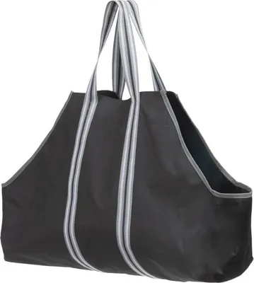 Produktbild von Polyester Kaminholztasche Buche Schwarz 23 kg