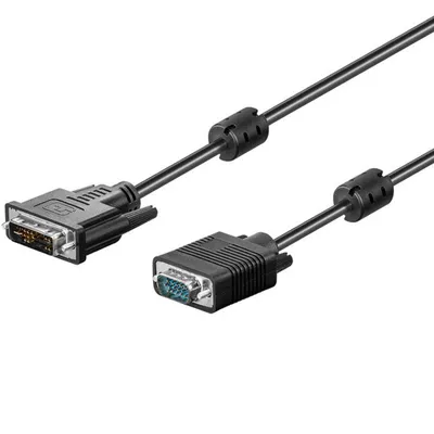 Produktbild von Goobay 50991, 3 m, DVI-I, VGA (D-Sub), Männlich, Männlich, Gerade