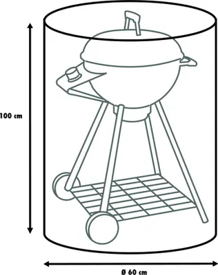 Produktbild von Primaster Schutzhülle für Kugelgrills Ø 60 x 100 cm