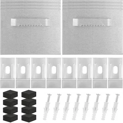 Obrázek produktu pro Samolepicí rámečky na fotografie, 8 ks, 6 x 8 cm, samolepicí rámečky na fotografie s 24 kusy příslušenství, rámečky na fotografie s držákem na zrcadlo, umělecké rámečky