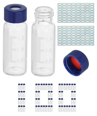Produktbild von 2 ml Autosampler Spritzenflasche - 100 Stück für Laboranwendungen