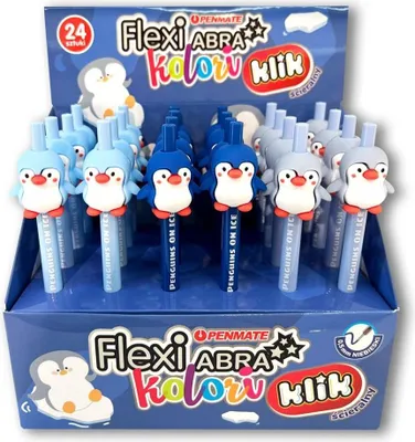 Produktbild von Flexi Abra Peguin löschbarer Stift (24 Stück)