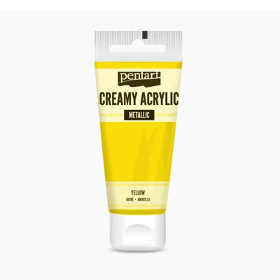 Immagine prodotto di PENTART Crema Acrilica Seta Lucida, 60 ml, Giallo