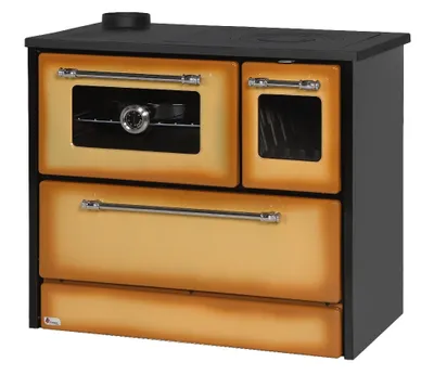 Produktbild von Küchenofen Holzherd 701-G Omega Cappuccino, linke Version - 9,18 kW