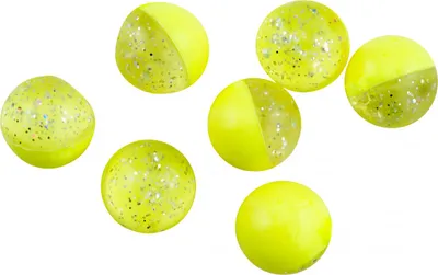 Produktbild von Berkley Powerbait Power Clear Eggs Floating - 14g Fischeier, Farbe/Aroma:Clear Silver-Fl. Yellow / PowerBait with Garlic