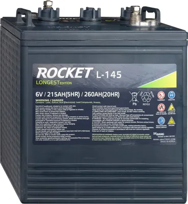 Produktbild von Rocket Deep Cycle Batterie L-145 6V 260Ah