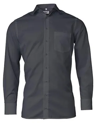 Immagine prodotto di Marvelis - Camicia da uomo a maniche lunghe LT5153 (46,5 cm) (antracite)
