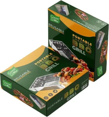 Produktbild von Tragbarer Holzkohle-Grill – Outdoor-Grill für Picknick, Terrasse und Partys