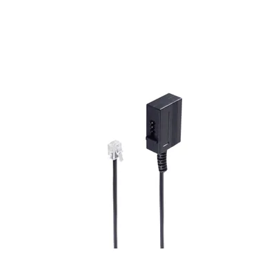 Produktbild von Western-Stecker 6/4 / TAE N-Buchse 0,2m
