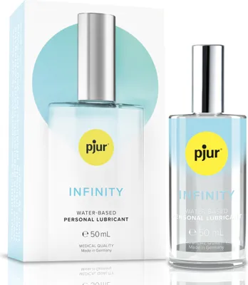 Produktbild von pjur Infinity Gleitgel Water-based - in eleganter Glasflasche - 50ml - für besondere intime Momente