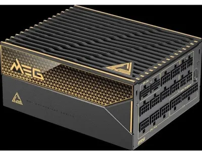 Zdjęcie produktu dla MSI MEG Ai1600T PCIE5, 1600 W, 100 - 240 V, Aktywne, 120 W, 1600 W, 120 W